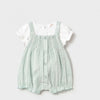 ENSEMBLE SALOPETTE T-SHIRT VERT D'EAU