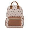 SAC A DOS COEURS CARAMEL ET BEIGE