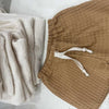SHORT NID D'ABEILLES CAMEL GARCON