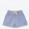 SHORT BEBE VICHY BLEU