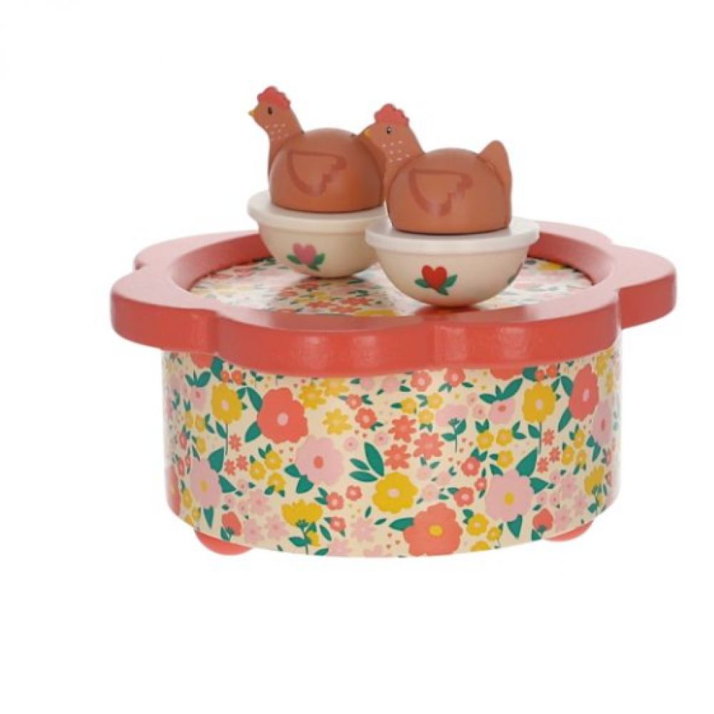 BOITE MUSICALE POULE ROUSSE