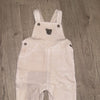 SALOPETTE EN VELOURS COTELET ECRU