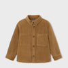 SURCHEMISE VELOURS CAMEL
