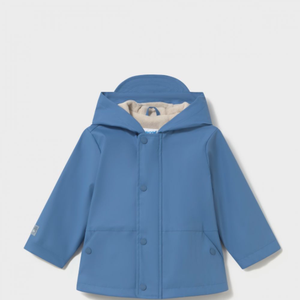 Parka bleu indigo