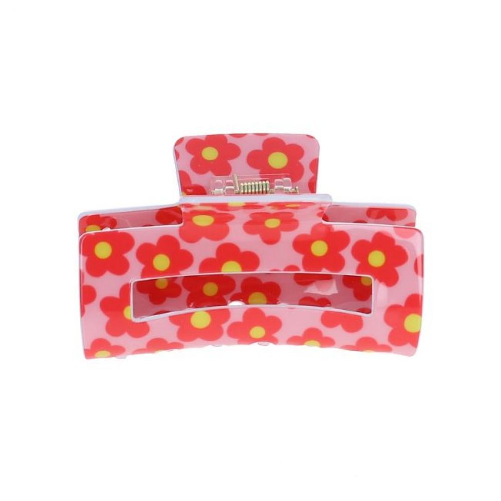 PINCE IMPRIMEE FLEURS ROSE