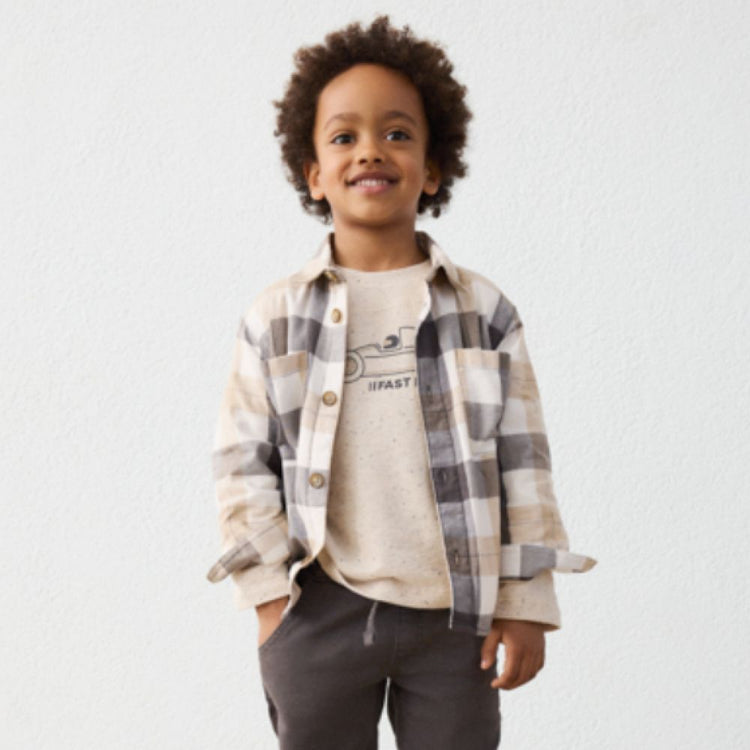 Pantalon chino gris