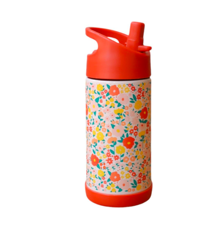 GOURDE ISOTHERME PAILLE FLEURIE 300ML
