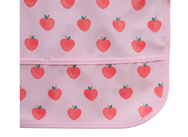 BAVOIR TABLIER MANCHES LONGUES POMMES 1-3 ANS