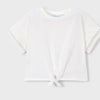 T-SHIRT NOEUD BLANC FILLE