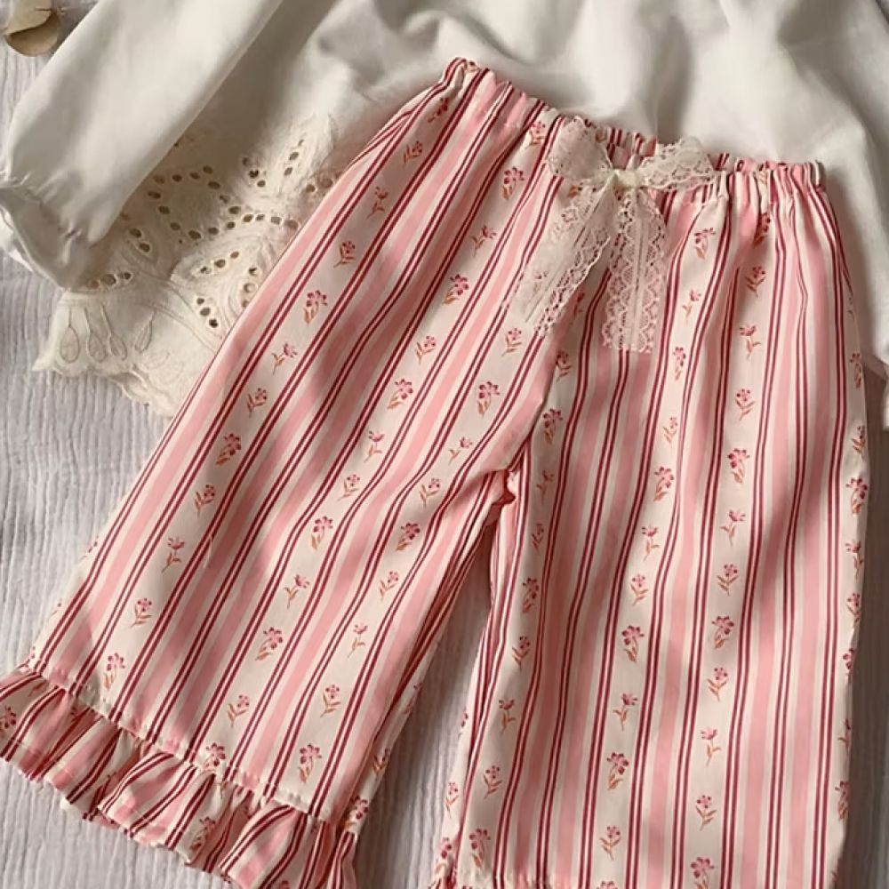 PANTALON A VOLANTS
