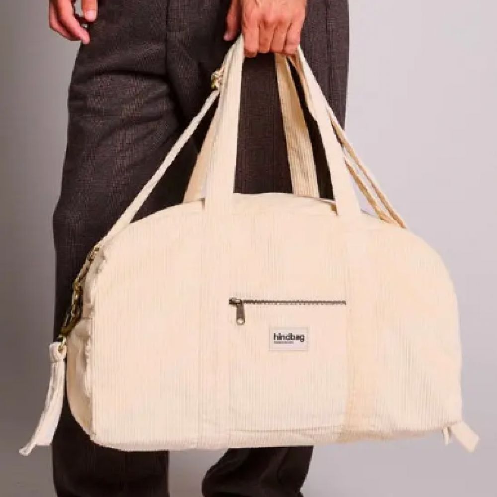 SAC A LANGER BASILE VELOURS BEIGE