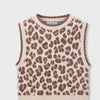 GILET TRICOT LEOPARD
