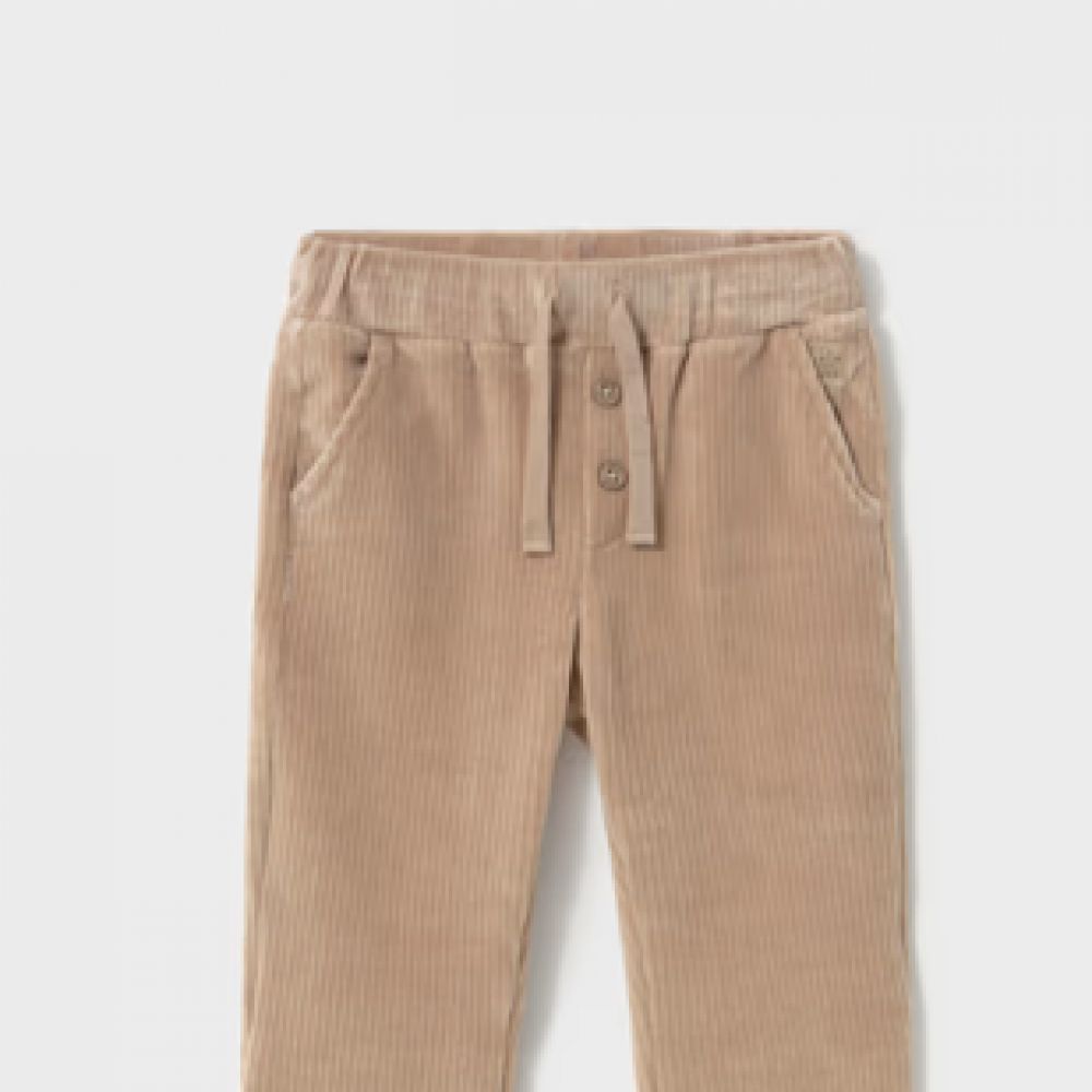 PANTALON EN VELOURS COTELE