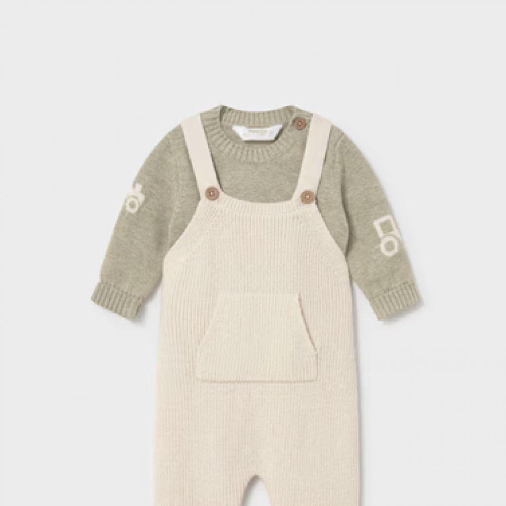 ENSEMBLE SALOPETTE TRICOT