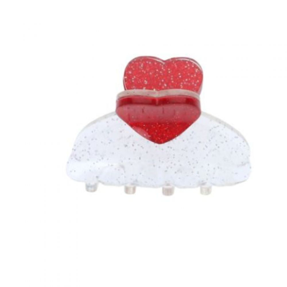 PINCE COEUR ROUGE PAILLETTES