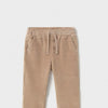 PANTALON EN VELOURS COTELE NOISETTE