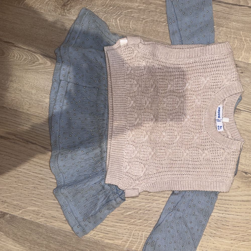 ROBE BLEU AVEC GILET