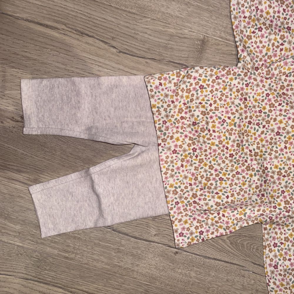 ENSEMBLE LEGGING PULL FLEURS