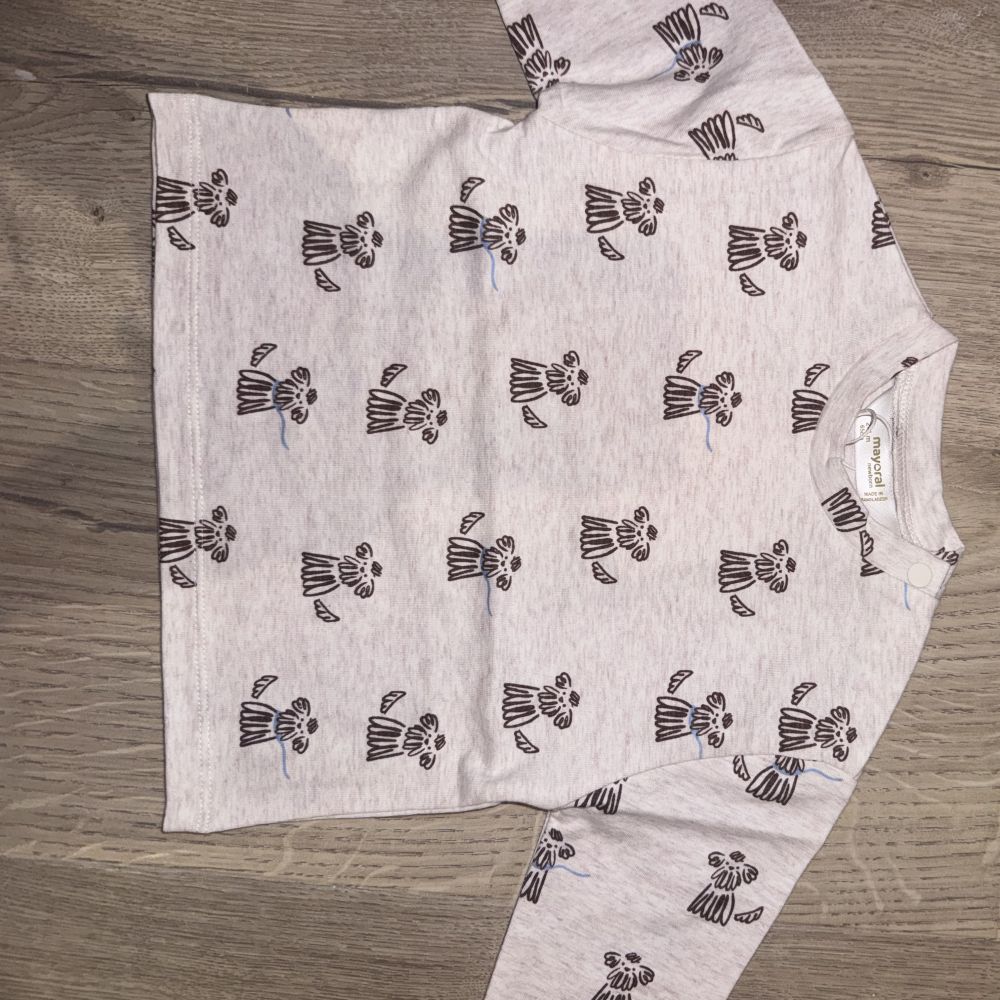 T-SHIRT ECRU MOTIF CHIEN