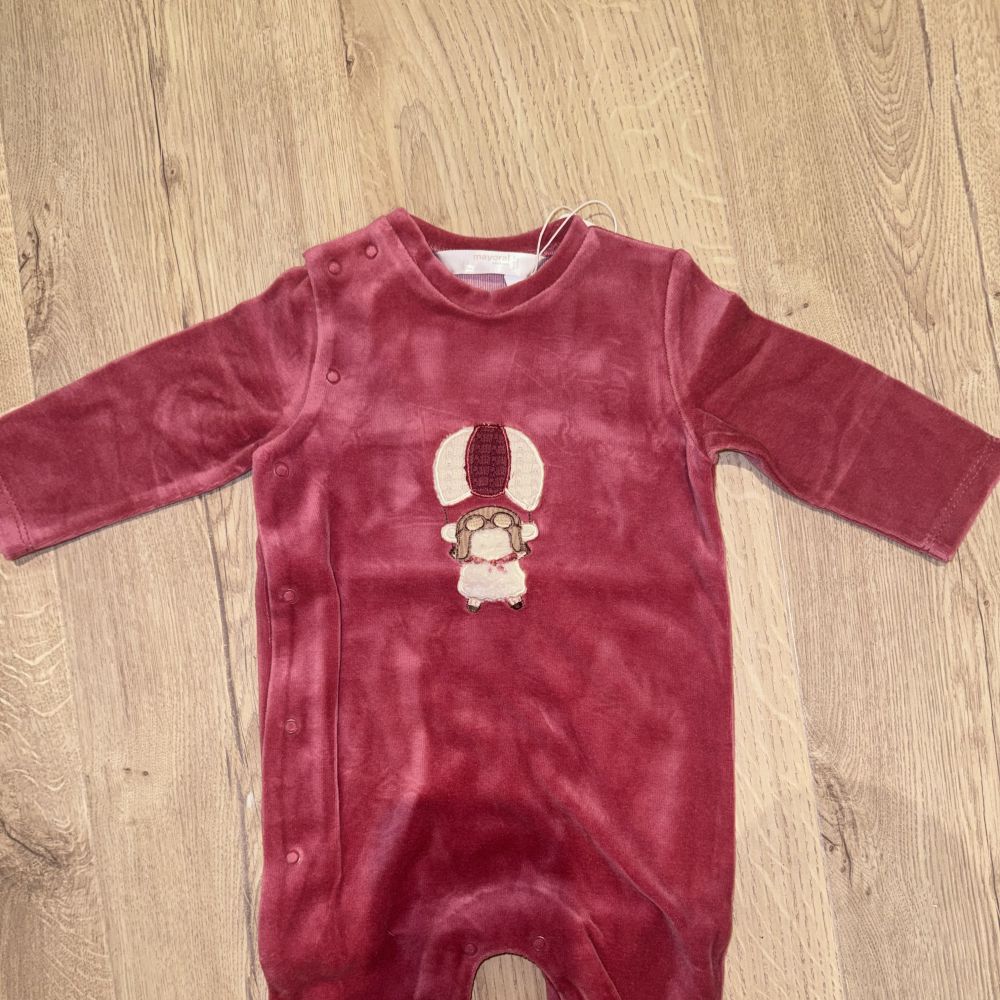 PYJAMA ROUGE MONTGOLFIERE