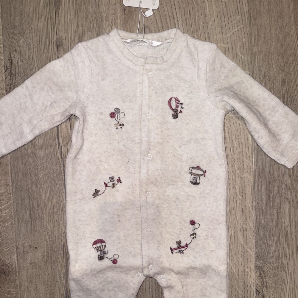PYJAMA ECRU MONTGOLFIERE