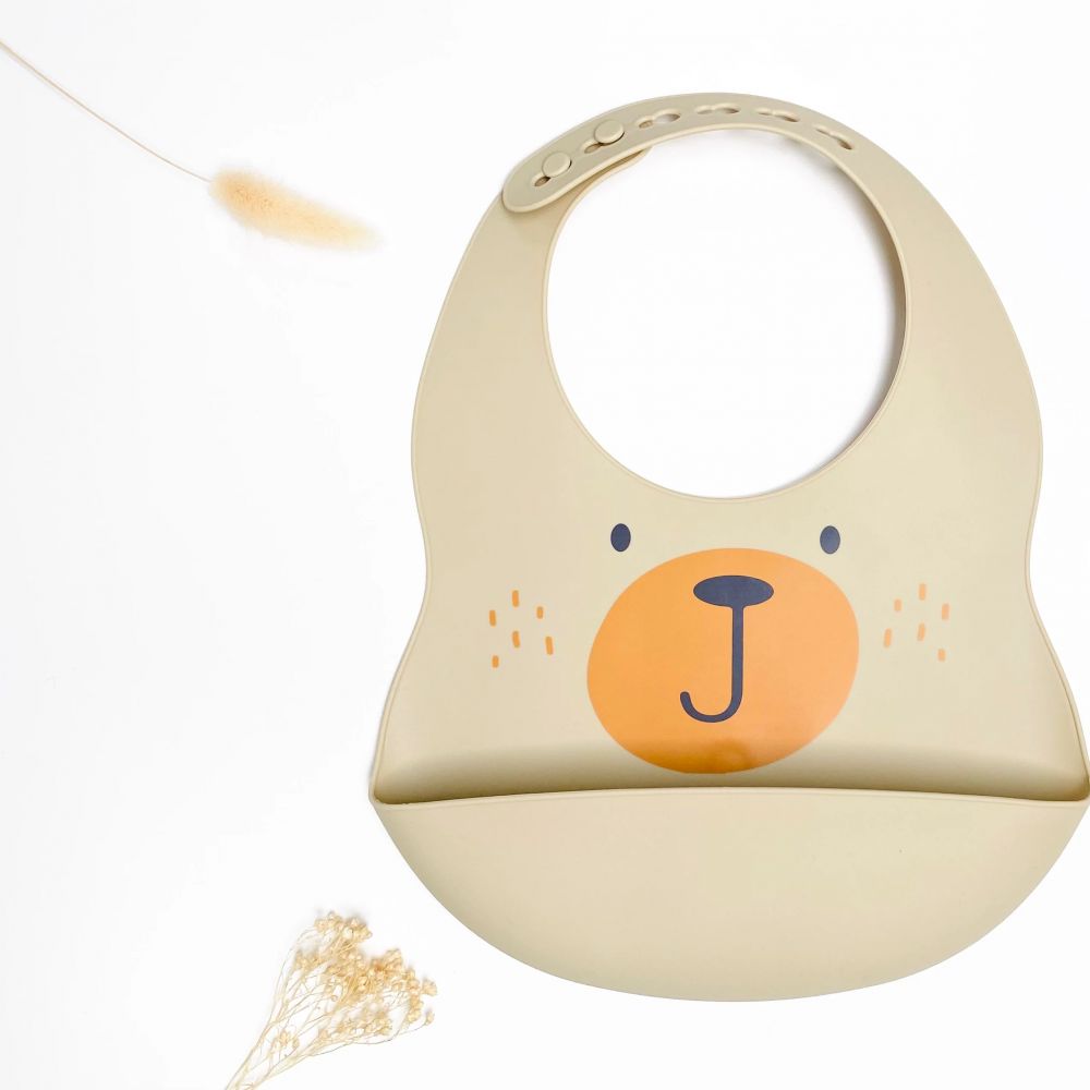 BAVOIR ANIMAUX OURS BEIGE