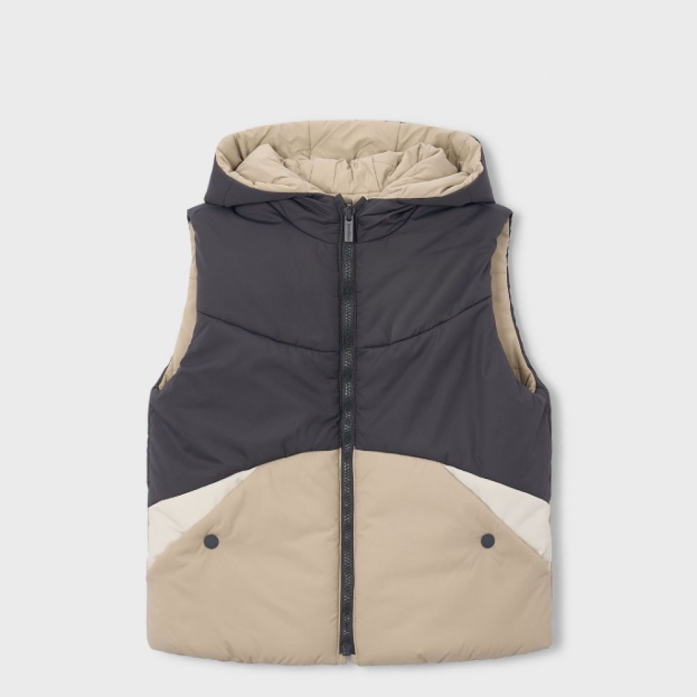 DOUDOUNE REVERSIBLE NOISETTE