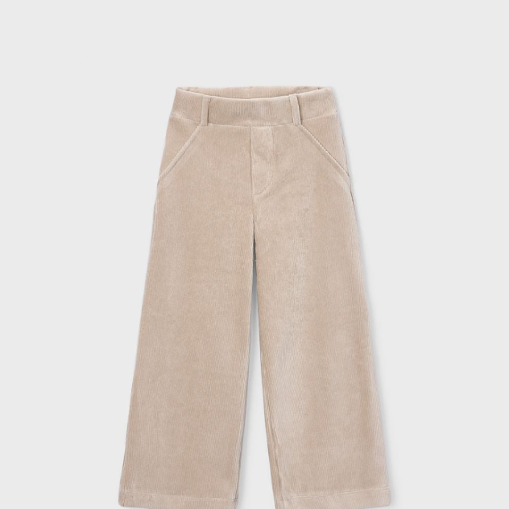 PANTALON VELOURS COTELE BEIGE