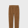 PANTALON JOGGING VELOURS CAMEL