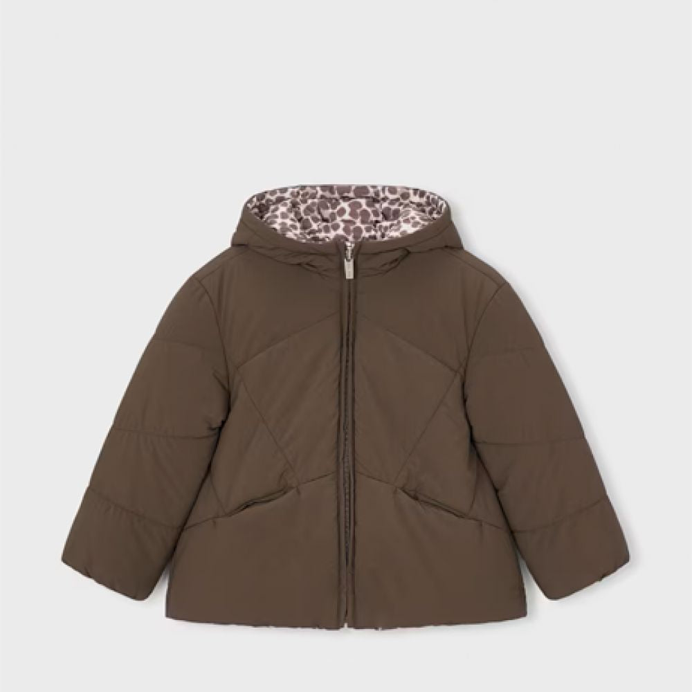 MANTEAU REVERS. LEOPARD