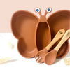 SET REPAS PAPILLON ORANGE