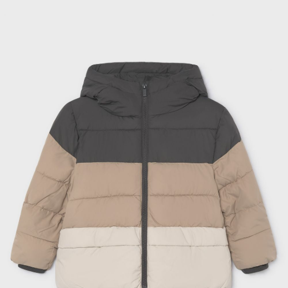 Doudoune reversible noisette ml