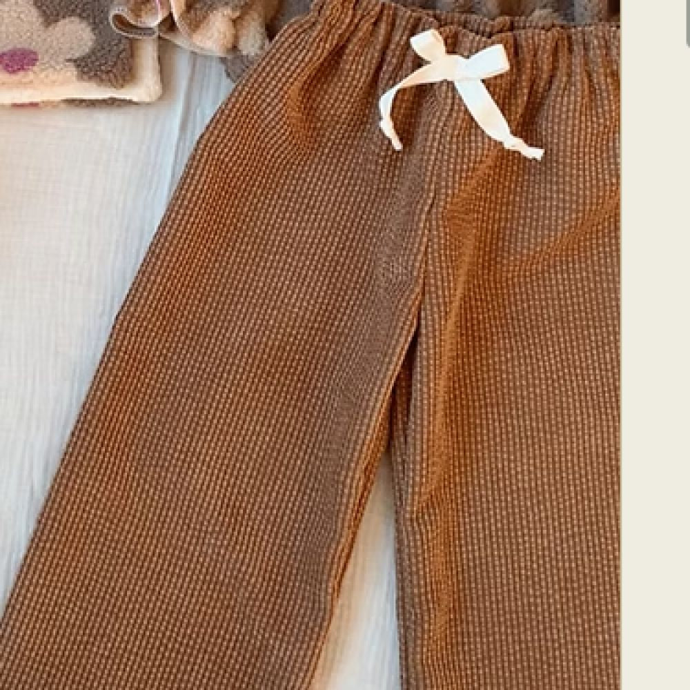 Pantalon velours camel