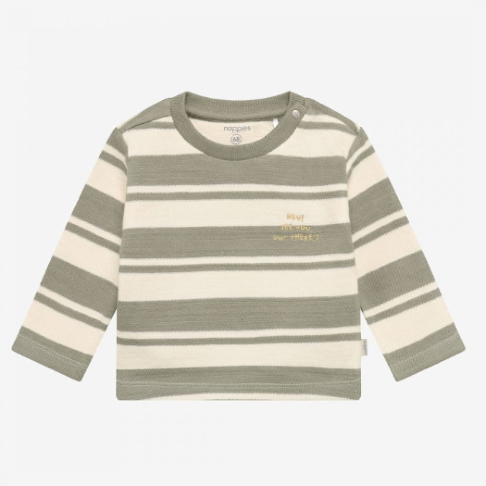 T-shirt rayures vertes