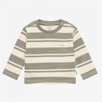 T-shirt rayures vertes