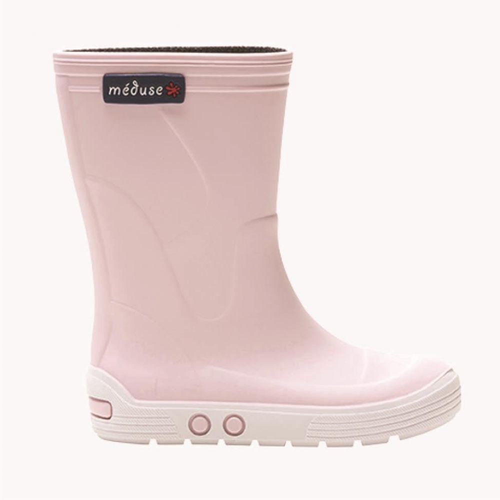 Bottes airport rose pastel/blanc