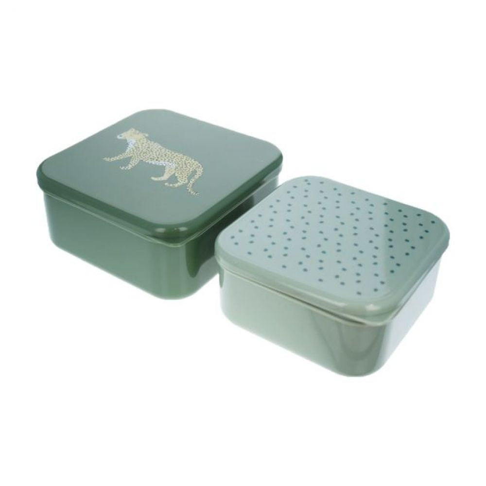 LUNCH BOX LEOPARD KAKI