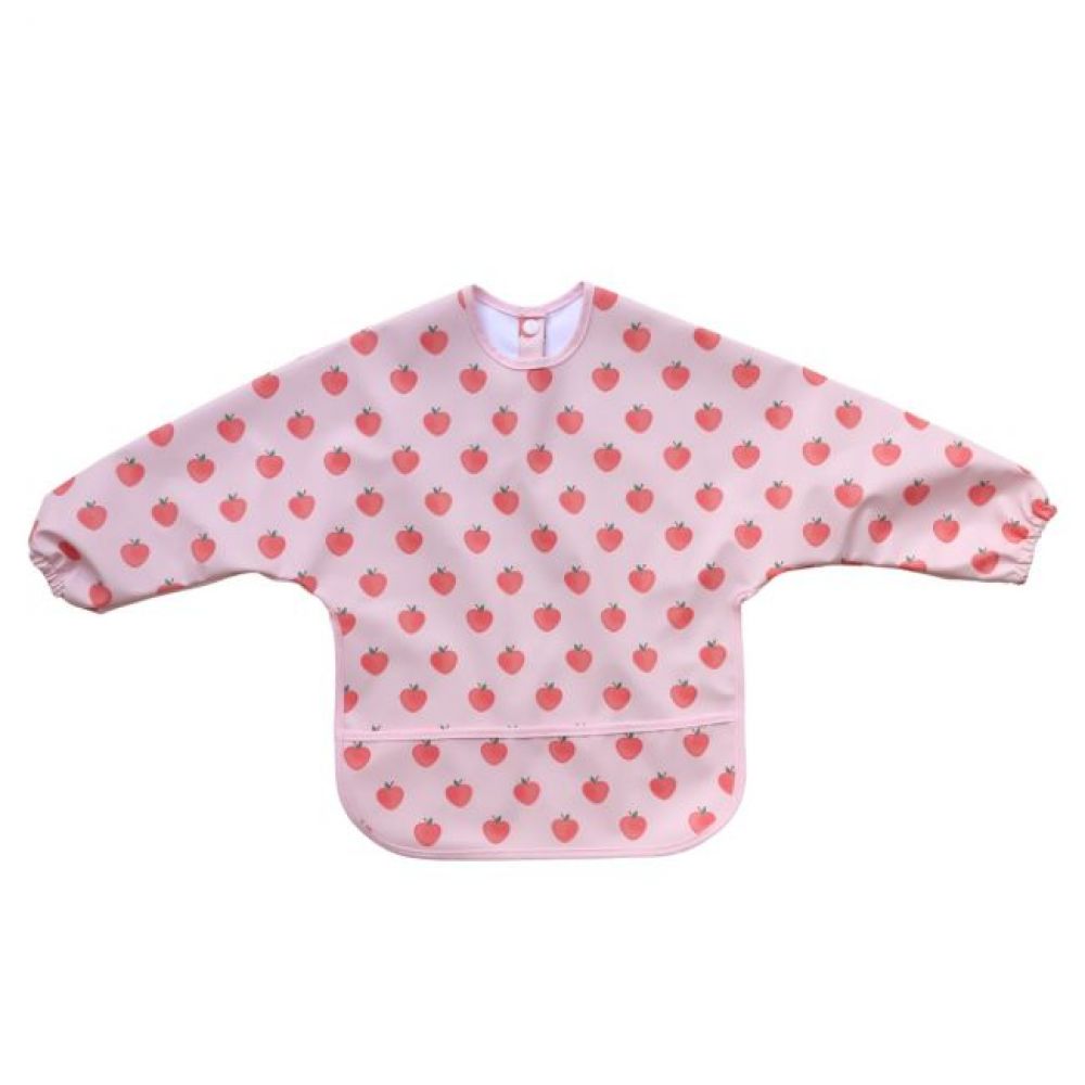 BAVOIR TABLIER MANCHES LONGUES POMMES 1-3 ANS