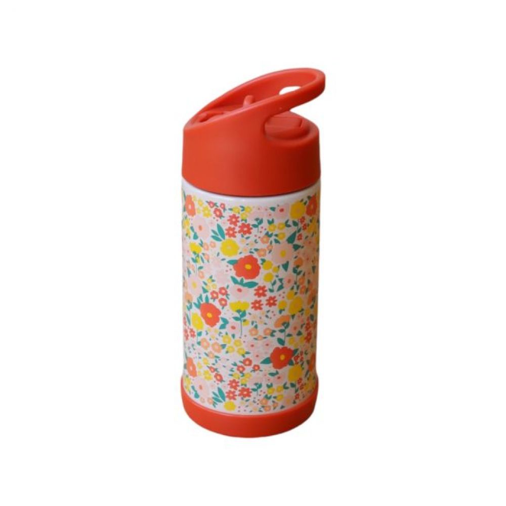 GOURDE ISOTHERME PAILLE FLEURIE 300ML