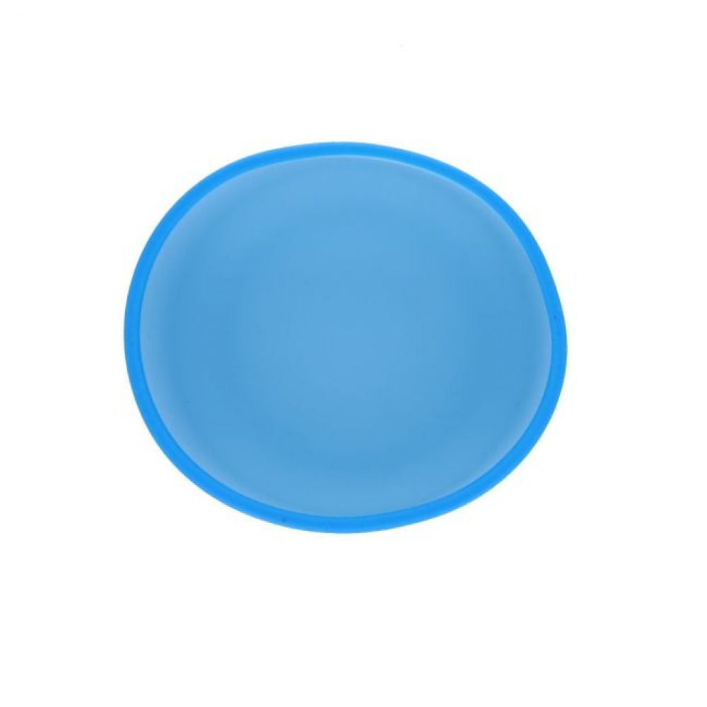 BOL EN SILICONE BICOLORE BLEU