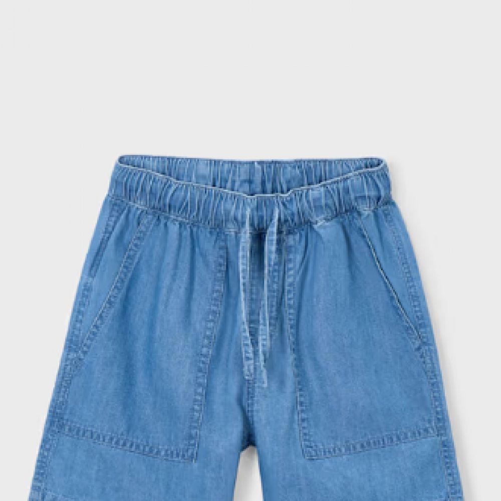 BERMUDA DENIM FLUIDE