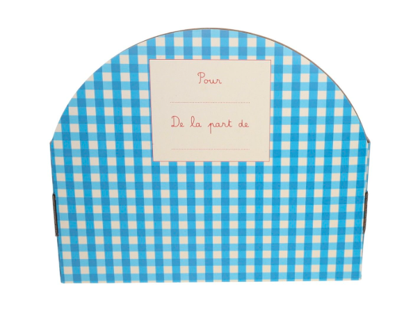COFFRET REPAS EN MELAMINE VICHY CHERIE